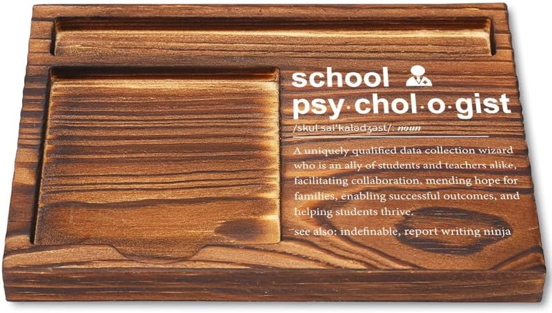 CWGOTC School Psychologist Gifts, Thoughtful Thank You Appreciation Gift for School Psychologist, Graduation, Christmas, Birthday, Self-Stick Note Pad Holders YCB84 - Image 1
